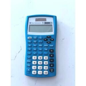 Texas Instruments TI-30X IIS Scientific Calculator in blue. Academia teachercore